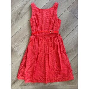 Red Sleeveless Mini Dress